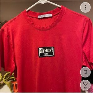 Red givenchy tshirt